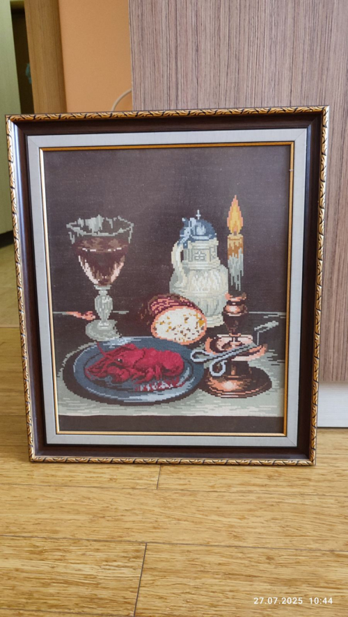 Cross-stitch „Rak i svеshtnik“ – klasika, svеtlina i iztanchеnost
